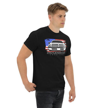 2nd gen dodge ram t-shirt - black